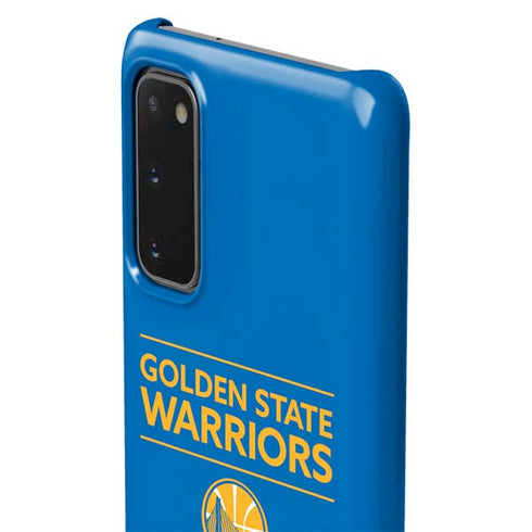 NBA Golden State Warriors Standard - Blue Galaxy S20 Lite Case
