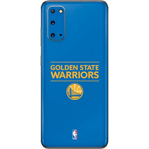 NBA Golden State Warriors Standard - Blue Galaxy S20 Skin