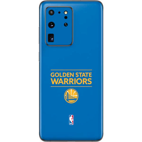 NBA Golden State Warriors Standard - Blue Galaxy S20 Ultra 5G Skin