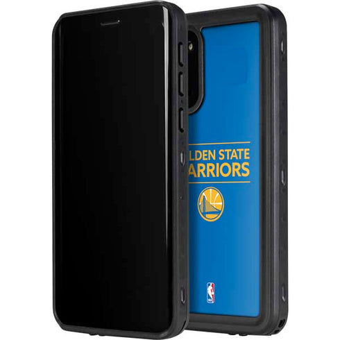 NBA Golden State Warriors Standard - Blue Galaxy S20 Waterproof Case