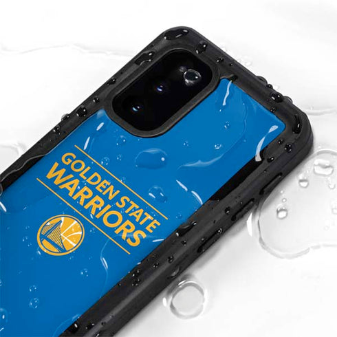NBA Golden State Warriors Standard - Blue Galaxy S20 Waterproof Case