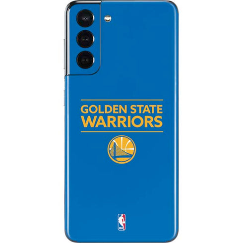 NBA Golden State Warriors Standard - Blue Galaxy S21 5G Skin