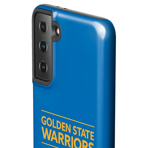 NBA Golden State Warriors Standard - Blue Galaxy S21 FE Pro Case