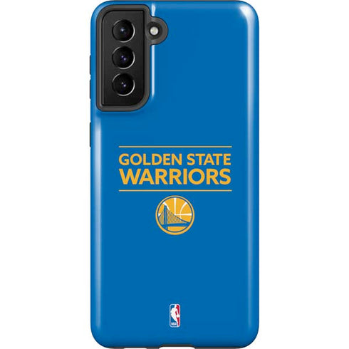 NBA Golden State Warriors Standard - Blue Galaxy S21 Plus 5G Pro Case
