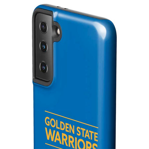 NBA Golden State Warriors Standard - Blue Galaxy S21 Plus 5G Pro Case