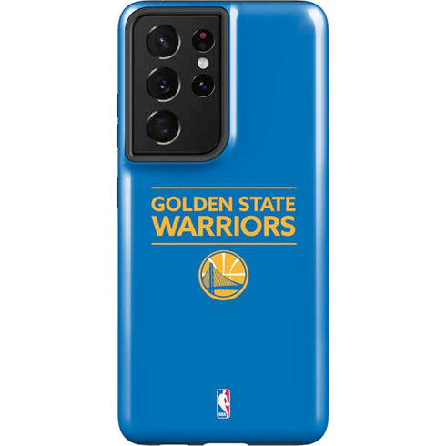 NBA Golden State Warriors Standard - Blue Galaxy S21 Ultra 5G Pro Case
