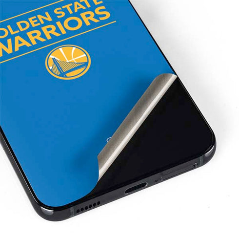 NBA Golden State Warriors Standard - Blue Galaxy S22 Plus Skin