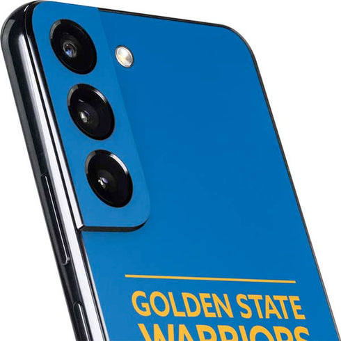 NBA Golden State Warriors Standard - Blue Galaxy S22 Skin
