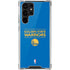 NBA Golden State Warriors Standard - Blue Galaxy S22 Ultra Clear Case