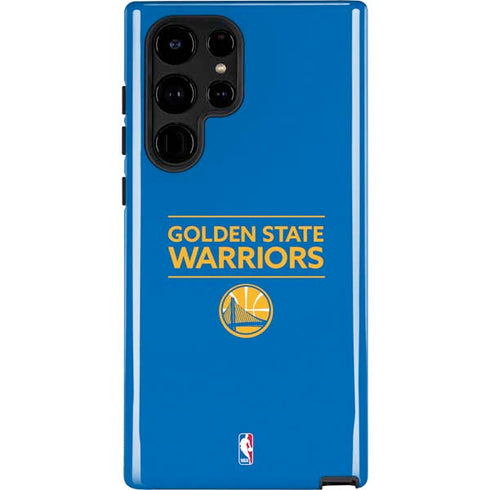 NBA Golden State Warriors Standard - Blue Galaxy S22 Ultra Pro Case