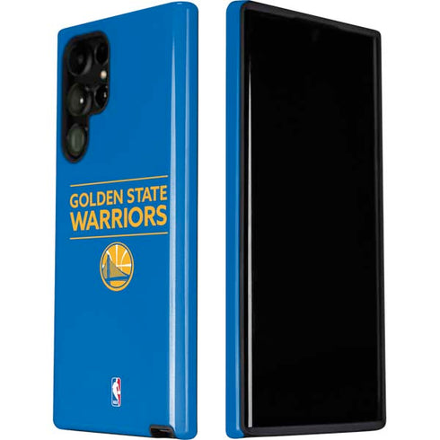 NBA Golden State Warriors Standard - Blue Galaxy S22 Ultra Pro Case