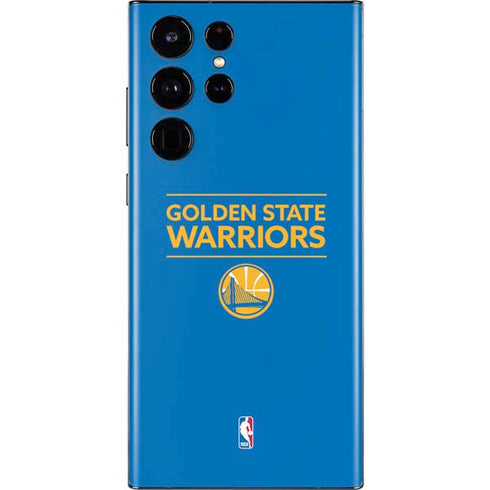 NBA Golden State Warriors Standard - Blue Galaxy S22 Ultra Skin