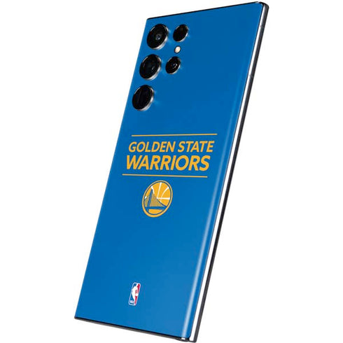 NBA Golden State Warriors Standard - Blue Galaxy S22 Ultra Skin
