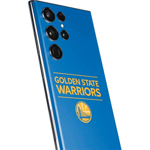 NBA Golden State Warriors Standard - Blue Galaxy S22 Ultra Skin