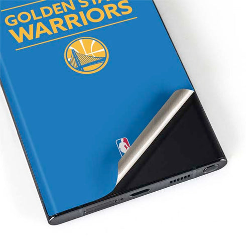 NBA Golden State Warriors Standard - Blue Galaxy S22 Ultra Skin