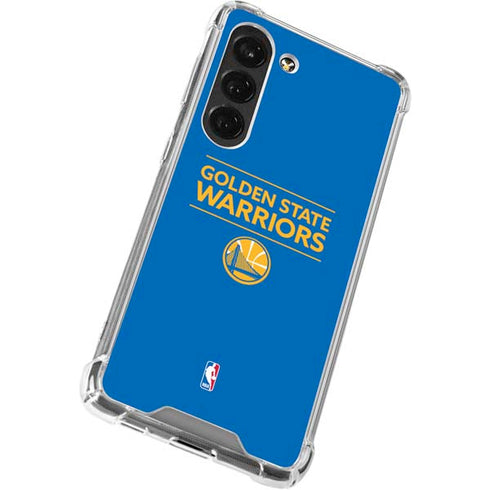 NBA Golden State Warriors Standard - Blue Galaxy S23 Clear Case
