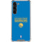 NBA Golden State Warriors Standard - Blue Galaxy S23 Plus Clear Case
