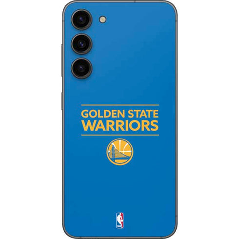 NBA Golden State Warriors Standard - Blue Galaxy S23 Plus Skin