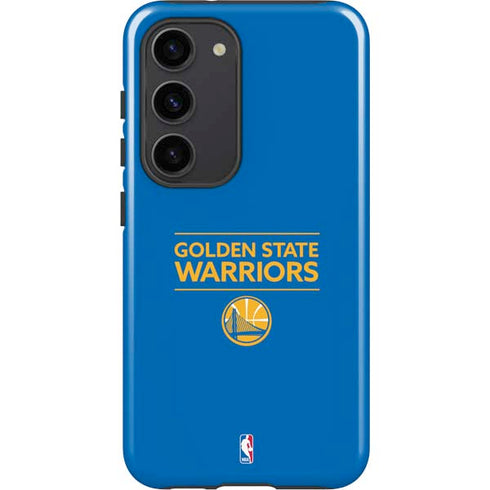 NBA Golden State Warriors Standard - Blue Galaxy S23 Pro Case