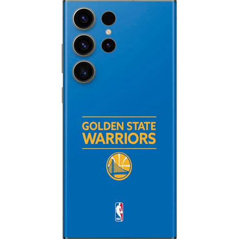 NBA Golden State Warriors Standard - Blue Galaxy S23 Ultra Skin