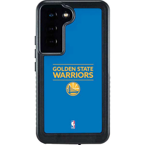 NBA Golden State Warriors Standard - Blue Galaxy S23 Waterproof Case