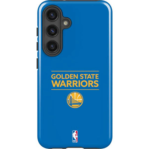 NBA Golden State Warriors Standard - Blue Galaxy S24 Impact Case