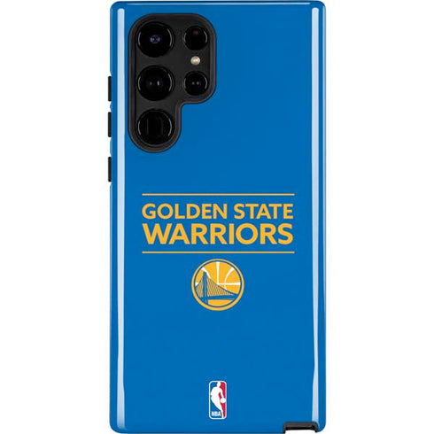 NBA Golden State Warriors Standard - Blue Galaxy S24 Ultra Impact Case