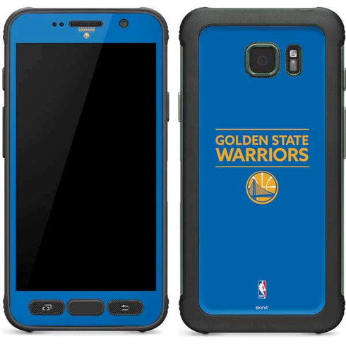 NBA Golden State Warriors Standard - Blue Galaxy S7 Active Skin