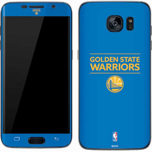 NBA Golden State Warriors Standard - Blue Galaxy S7 Skin