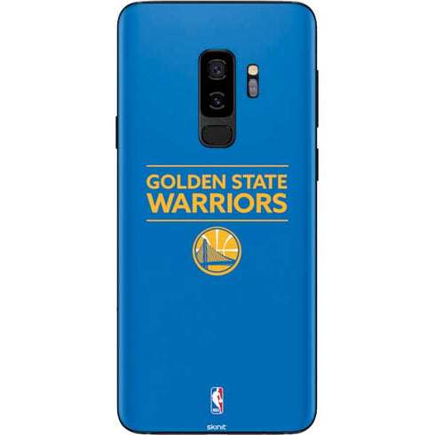 NBA Golden State Warriors Standard - Blue Galaxy S9 Plus Skin