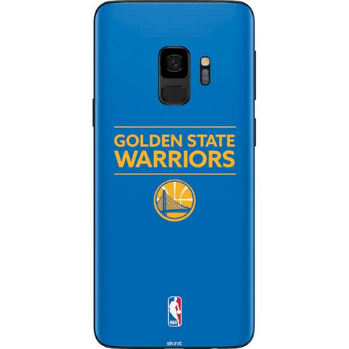 NBA Golden State Warriors Standard - Blue Galaxy S9 Skin