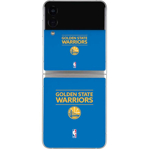 NBA Golden State Warriors Standard - Blue Galaxy Z Flip3 5G Skin