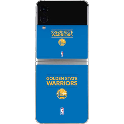 NBA Golden State Warriors Standard - Blue Galaxy Z Flip4 5G Skin