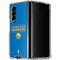 NBA Golden State Warriors Standard - Blue Galaxy Z Fold4 5G Clear Case