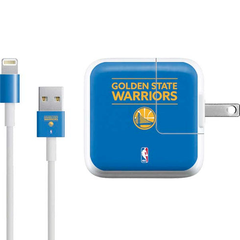 NBA Golden State Warriors Standard - Blue iPad Charger (10W USB) Skin