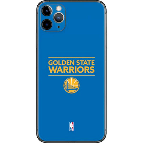 NBA Golden State Warriors Standard - Blue iPhone 11 Pro Max Skin