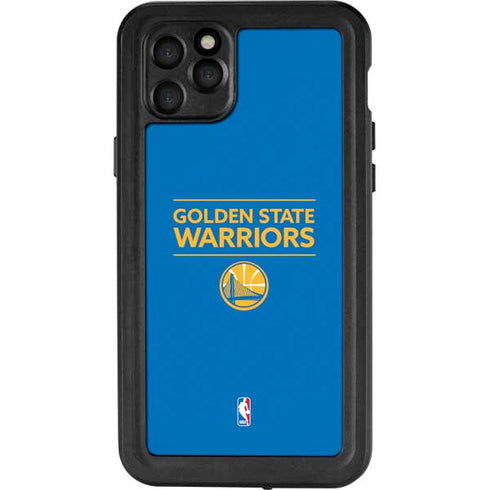 NBA Golden State Warriors Standard - Blue iPhone 11 Pro Max Waterproof Case