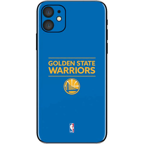 NBA Golden State Warriors Standard - Blue iPhone 11 Skin