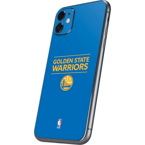 NBA Golden State Warriors Standard - Blue iPhone 11 Skin