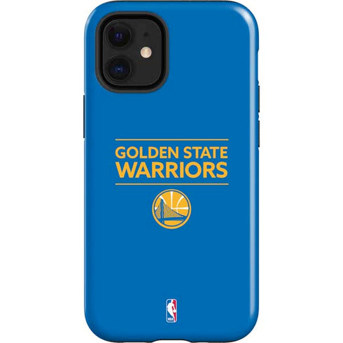 NBA Golden State Warriors Standard - Blue iPhone 12 Mini Impact Case