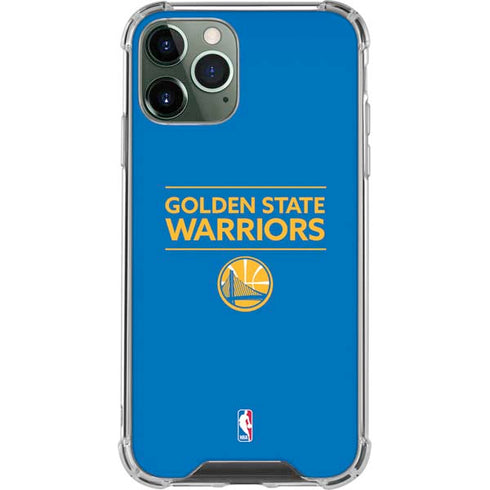 NBA Golden State Warriors Standard - Blue iPhone 12 Pro Max Clear Case