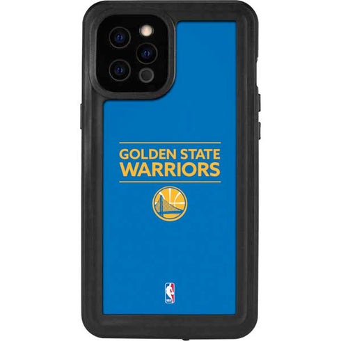 NBA Golden State Warriors Standard - Blue iPhone 12 Pro Max Waterproof Case