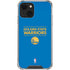 NBA Golden State Warriors Standard - Blue iPhone 13 Mini Clear Case