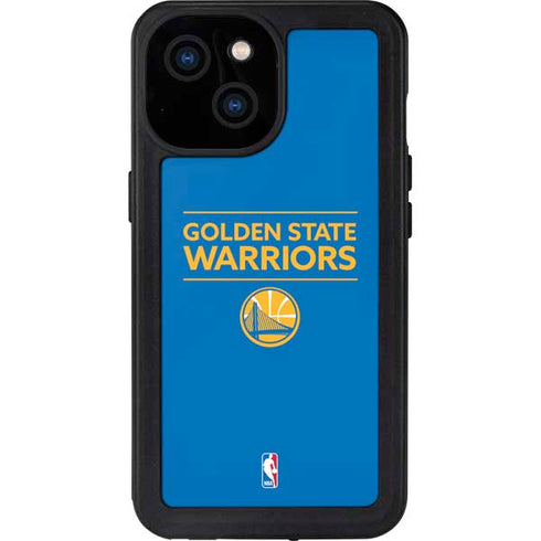 NBA Golden State Warriors Standard - Blue iPhone 13 Mini Waterproof Case