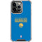 NBA Golden State Warriors Standard - Blue iPhone 13 Pro Clear Case