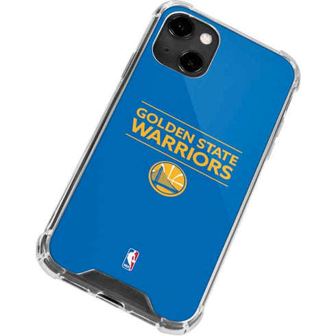 NBA Golden State Warriors Standard - Blue iPhone 14 Clear Case