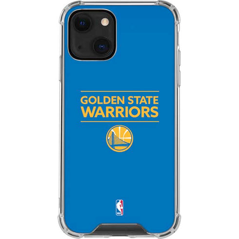 NBA Golden State Warriors Standard - Blue iPhone 14 Plus Clear Case
