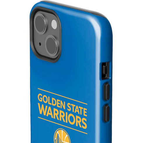 NBA Golden State Warriors Standard - Blue iPhone 15 Impact Case