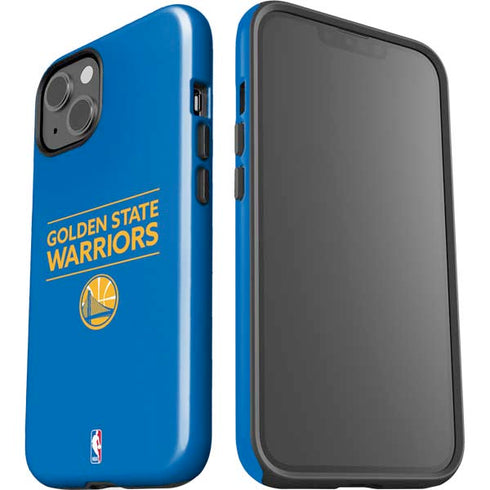 NBA Golden State Warriors Standard - Blue iPhone 15 Impact Case
