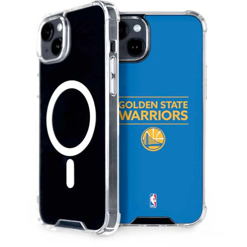 NBA Golden State Warriors Standard - Blue iPhone 15 Plus MagSafe Case